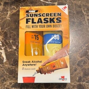 adidas Orange and Yellow Sunscreen Flasks